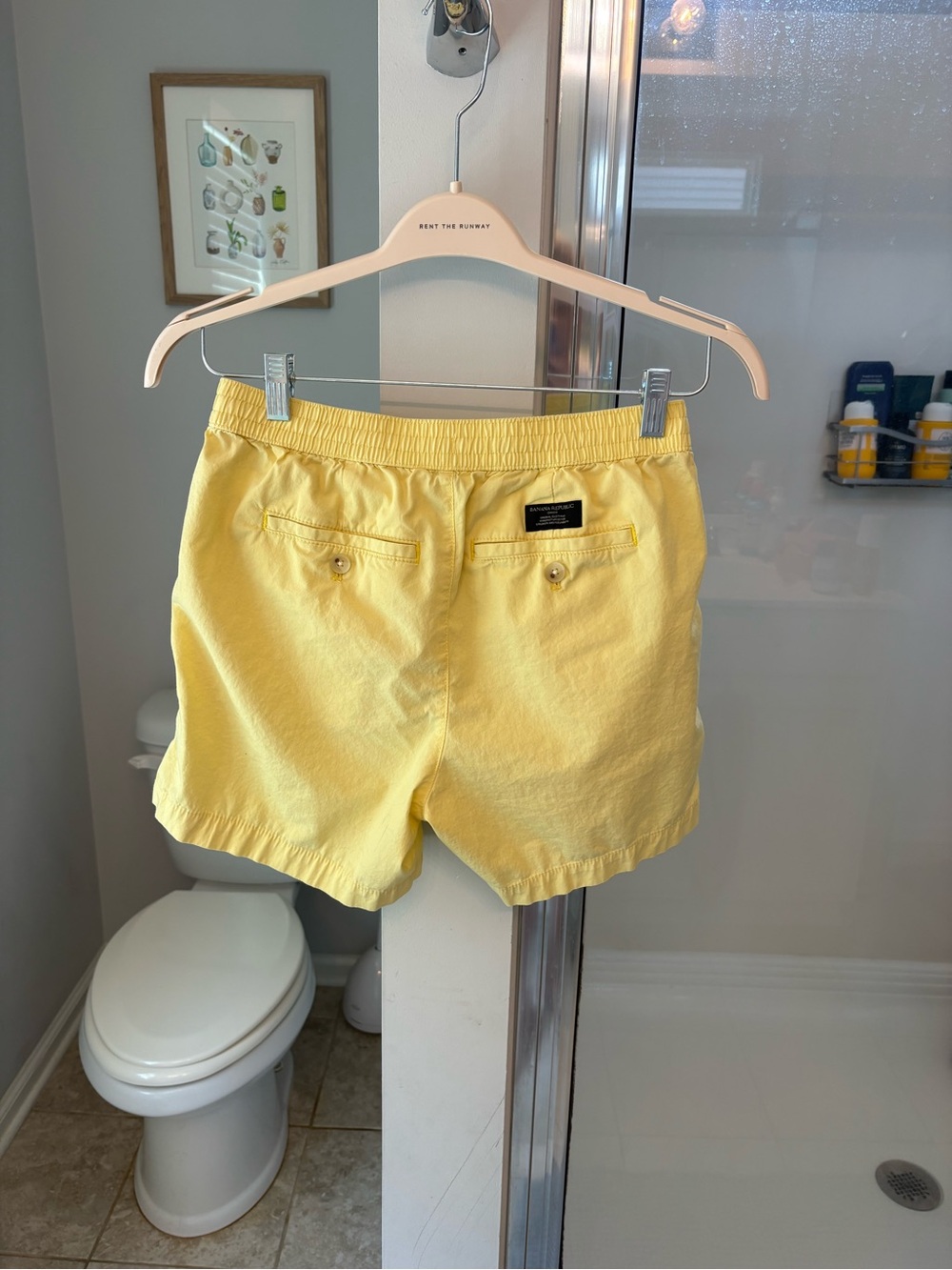 Banana Republic Yellow Flat-Front Women's Shorts - Picture 5 of 6